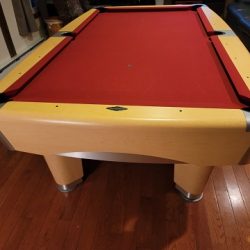 S0L0®Bristol CT-8Ft Brunswick Retro Pool Table Delivery and Installation Included
